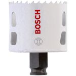 BOSCH Bi-Metal Hole Saw (for Wood and Metals, 8% Cobalt Alloy, Progressive Tooth Design, Ø 56 mm, Accessory Drills)