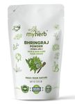 MYHERB 100% Natural Organic Bhringraj Powder (Eclipta Alba) || 227 Gm/0.5 Lbs || For Use - Skin, Hair || For Men and Women