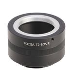 Fotga Lens Adapter for T2 T Screw Lens to Canon EOS R RF Mount Series EOS R RP R5 R6 R5C R7 R10 DSLR Camera