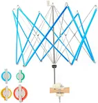 SolidGnik Yarn Swift Yarn Ball Winder Knitting Yarn Holder with 4 Sizes Ball Making Tools
