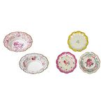 Talking Tables Truly Scrumptious Bowl, 2 Designs, 12 Pack, Paper/Cardboard Multicolour, 20 x 5.5 cm & Tables Truly Scrumptious Paper Plates for Tea Party, Weddings and Birthday Party, Vintage Chic