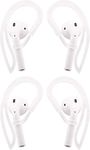 Zotech 2 Pair Ear Hooks for Airpods 1, 2 and Airpods Pro (Clear)