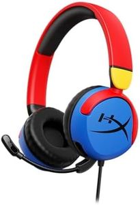 HyperX Cloud Mini – Wired Headset Compatible with PC,Chromebook,Nintendo Switch,PlayStation Controllers,Xbox Controllers,Phones,Laptops,Tablets,Tuck-Away Boom Mic,3.5mm Jack,Multi Color