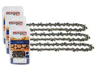 Jeremywell 16 Inch Chainsaw Chain Blade 66 Drive Links 0.325'' Pitch 0.050'' Gauge Fits Husqvarna, Jonsered, Echo (3 Pack)