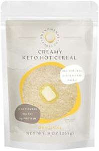 Phenomenal Foods Co Creamy Keto Hot Cereal® Original - Low Carb Farina - Unsweetened - Gluten & Grain Free - Paleo - Diabetic Safe - High Protein Vegan Breakfast