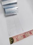 ISAN® Transparent PVC Sleeve 2" Roll Tube Transparent for Bottle Caps, Lay Flat Width 2 inch, Length 10Mtr. (1 Pc.)