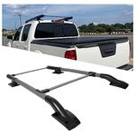 ECOTRIC Roof Rack/Rail Crossbar Compatible with 2005-2022 Nissan Frontier 4 Door Adjustable Aluminum Luggage Cargo Carrier