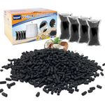 KEEPOW 4-Pack Activated Charcoal Refills for Lomi Kitchen Composter, Odor Absorbing Carbon Filter Replacement for Lomi Smart Waste Electric Compost Bin Filters for Indoor Use