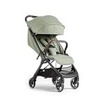 Silver Cross - Clic Compact Pushchair - Travel Stroller - Foldable & Lightweight Stroller - Cabin Size - Newborns to 4 years - Sage