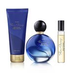 Avon Far Away Beyond the Moon Eau de Parfum Set (Pack of 3) Contains Eau De Parfum, Body Lotion and Purse Spray, Oriental and Gourmand Scent, Long Lasting Formula