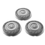 Philips Male Grooming Replacement Shaver Heads, for Series 9000, SH91/53, Silver