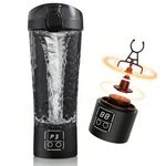 Electric Protein Shaker Bottle, 700ml/24oz Rechargeable Shaker Cup with Removable Base Portable Leakproof Shaker for Protein Shakes for Gym and Travel Mixer Cup for Shakes and Meal Replacements