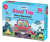 Eduketive Road Trip Write & Wipe Reusable Activity 3-9 Years Traveling Game Activitiy for Kids Observational Games with Marker - Gift for Kids