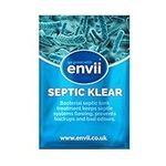 Envii Septic Klear - Septic Tank Treatment & Cleaner - 12 Months Supply - Bacteria Enzyme Tablets Remove Smells and Unblock Septic Tanks