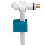 ELEGANT CASA 1/2 Inch (15mm) Toilet Inlet Fill Valve for Concealed Cisterns & 2-Piece Tanks | Side Water Inlet, White | Universal Compatibility with Cera Z111010820XX & IV2621