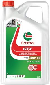 Castrol GTX 20W-50 Engine Oil 5 Litre