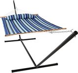 Sunnydaze Quilted Double Hammock wi