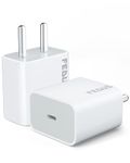 FEDUS Pack 2 Ap ple Charger 20w Original, 20W Fast Type C PD i Phone Charger Adapter Compatible with 15, 14, 13, 12, 11,X/Xr Series Air Pods i Pad/i Pad Mini, BIS Certified with 2 Year Warranty