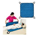 Positioning Pad Draw Sheet Lift Patient Transfer Board Sliding Hospital Bed Mat Protective Underpads with Handles for Incontinence, Bariatric, Elderly - Reusable & Washable (39" X 36")