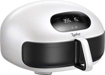 Typhur Dome 2 AI Smart Air Fryer, Large Flat Airfryer with Top & Bottom Heating, Self-cleaning Digital Fryer, PFAS free Ceramic Basket, Fits a 12" Pizza or Steaks, Whisper-Quiet, 120V