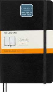 Moleskine - Classic Soft Cover Notebook Expanded - Ruled - Large - Black