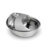 Pioneer Pet Stainless Steel Fountain Raindrop Design, 60oz