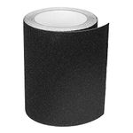 Anti-Slip Tape, High Traction Grip Tape 15cm x 5m Non Skid Strip Tape Abrasive Adhesive for Stairs Tread Steps Ramps Indoor Outdoor, Black