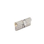 Sterling EPD6040 TS007 BS3 3 Star Police Approved Secured by Design Euro Door Cylinder, Brass, Dual Finish Brass & Satin Nickel, 60mm Internal 40mm External (100mm Total)