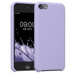 kwmobile TPU Silicone Case Compatible with Apple iPod Touch 6G / 7G (6th and 7th Generation) - Case Soft Flexible Protective Cover - Lavender