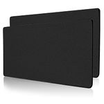 ALOANES 2 Piece Large Gaming Mouse Pad with Non-Slip Rubber Base,Stitched Edge,Desk mat for Laptop,Computer & PC, Wristing Pad for Gamer,Office & Home,Classic Black XL