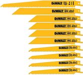 DEWALT Reciprocating Saw Blades, 10