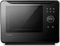 TOSHIBA 6-IN-1 Compact Steam Oven, Combi Oven Countertop with Convection Steam & Bake, Ferment, Air Fryer, Slow Cook, Smart APP Control, 36 Preset Menus and Steam Cleaning, 20L