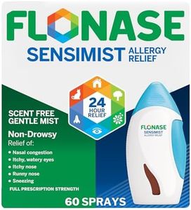 Flonase Sensimist Allergy Relief Nasal Spray for Non-Drowsy, 24-Hour Multi-Symptom Allergy Relief – 60 Sprays