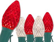 100 Red and Warm White C7 OptiCore 