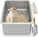 Stainless Steel Sifting Litter Box,