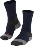 FALKE Mens TK4 Hiking Socks, Merino Wool, Blue (Marine 6120), US 12.5-13.5 (EU 46-48 Ι UK 11-12.5), 1 Pair