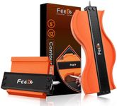 Feeke Contour Gauge (12+5 Inch) with Lock Profile Tool, Christmas Gifts for Men Dad Husband Him Super Contour Shape Duplicator Men Gifts Woodworking Tools Construction Outline Angle Measuring Tool