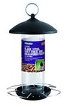 Gardman A01526 Black Steel Suet Treat and Mealworm Bird Feeder,9 x 9 x 21 cm