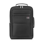 VIP Legacy 17 Inch Convertible Laptop Backpack 25L | Water-Resistant with USB Charging Port | Padded Laptop Sleeve, 3 Compartments, Front Organizer | Office & Travel Backpack for Men & Women (Black)