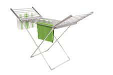 PIFCO Winged Heated Clothes Airer - 3-Tier Foldable Electric Clothes Dryer with 20 Heating Bars, Energy Efficient Heated Drying Rack for Indoor Use, Compact and Sturdy Design