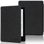 CoBak Case for 6.8" Kindle Paperwhite 11th Generation 2021 Release, PU Leather Smart Cover with Auto Sleep/Wake, Slim Shell for Kindle Paperwhite Signature Edition and Kindle Paperwhite 2022, Black