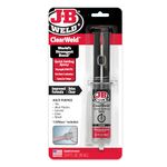 J-B Weld ClearWeld 5 Minute Epoxy, Clear, 14ml w/Static Mixer, (50114H)