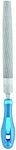 Pferd 11235156 Cut 1 Type Half-Round File, Silver/Blue, 150 mm/11235156