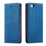 QLTYPRI Case for iPhone 6 iPhone 6S Case, Premium PU Leather Cover TPU Bumper with Card Holder Kickstand Hidden Magnetic Closure Shockproof Flip Wallet Case for iPhone 6 iPhone 6S - Blue