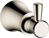 hansgrohe Hook 2-inch Single Hook in Polished Nickel, 04788830