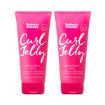 Umberto Giannini Curl Jelly Scrunching Jelly, Vegan & Cruelty Free Frizz Styling Curl Control Hair Gel for Curly or Wavy Hair (Curl Jelly 2 Pack)