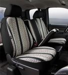 Fia TR48-23 Black Custom Fit Front Seat Cover Split Seat 40/20/40 - Saddle Blanket, (Black)