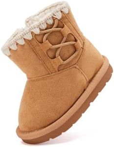BMCiTYBM Baby Winter Snow Boots Infant Walking Shoes Grey 18-24 Months