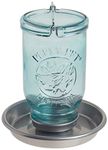 Perky-Pet Mason Jar Wild Bird Waterer 783, Blue