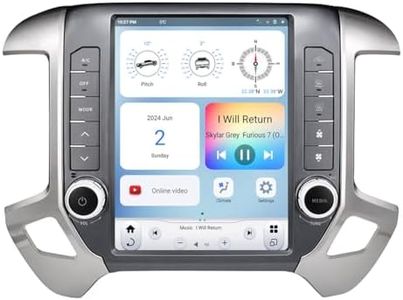 LINKSWELL GEN6 12.1 Inch Car Radio for Chevrolet Silverado 2014-2021 & Sierra 2014-2019 Android 11 T-Style Stereo 4+64GB Head Unit with Wireless CarPlay/Android Auto, Upgraded DSP & EQ